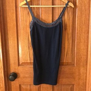 Hollister Lace/Mesh Detail Tank Top - Size L
